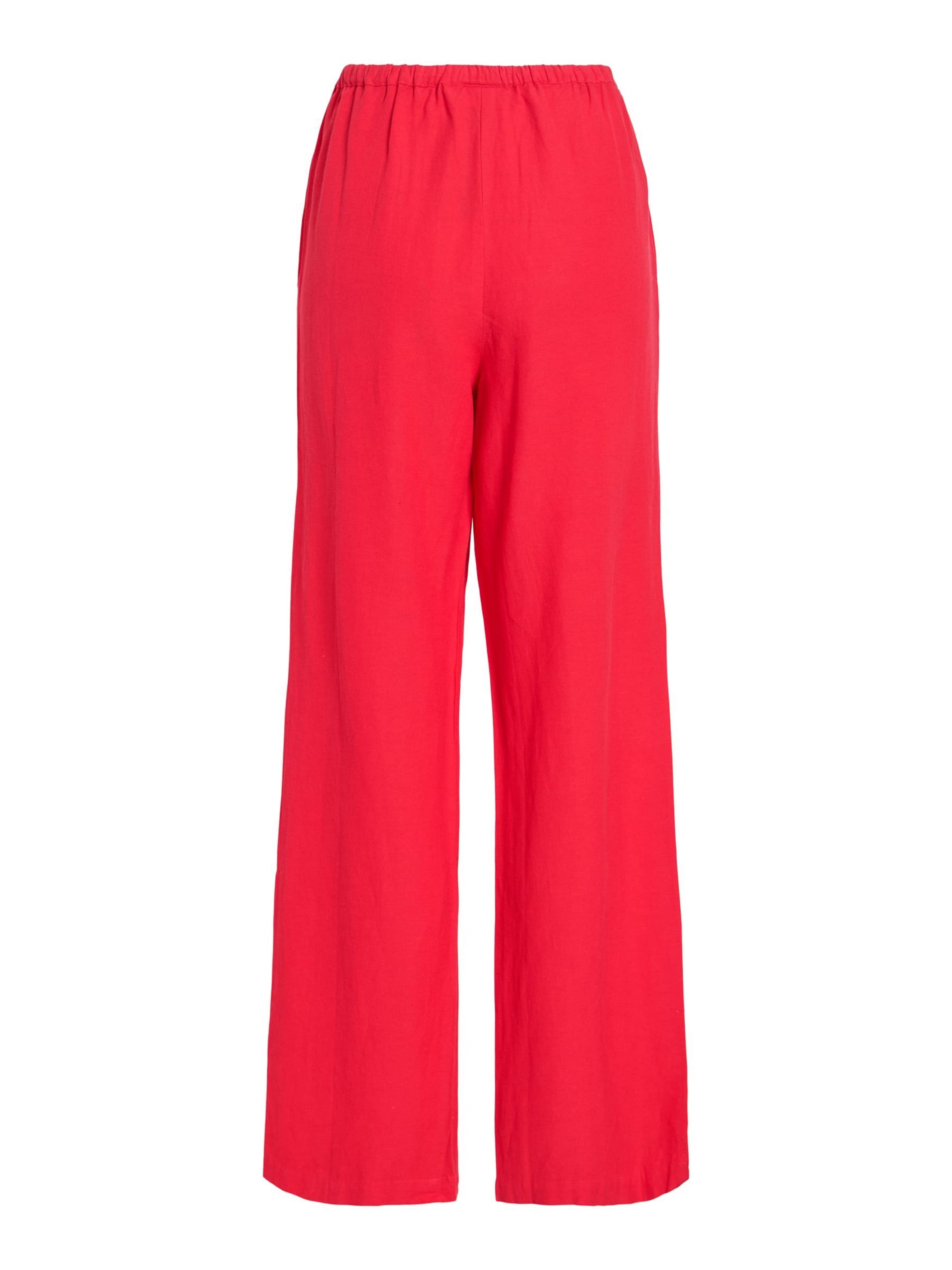 Wide Leg Pantalon VILA en rouge