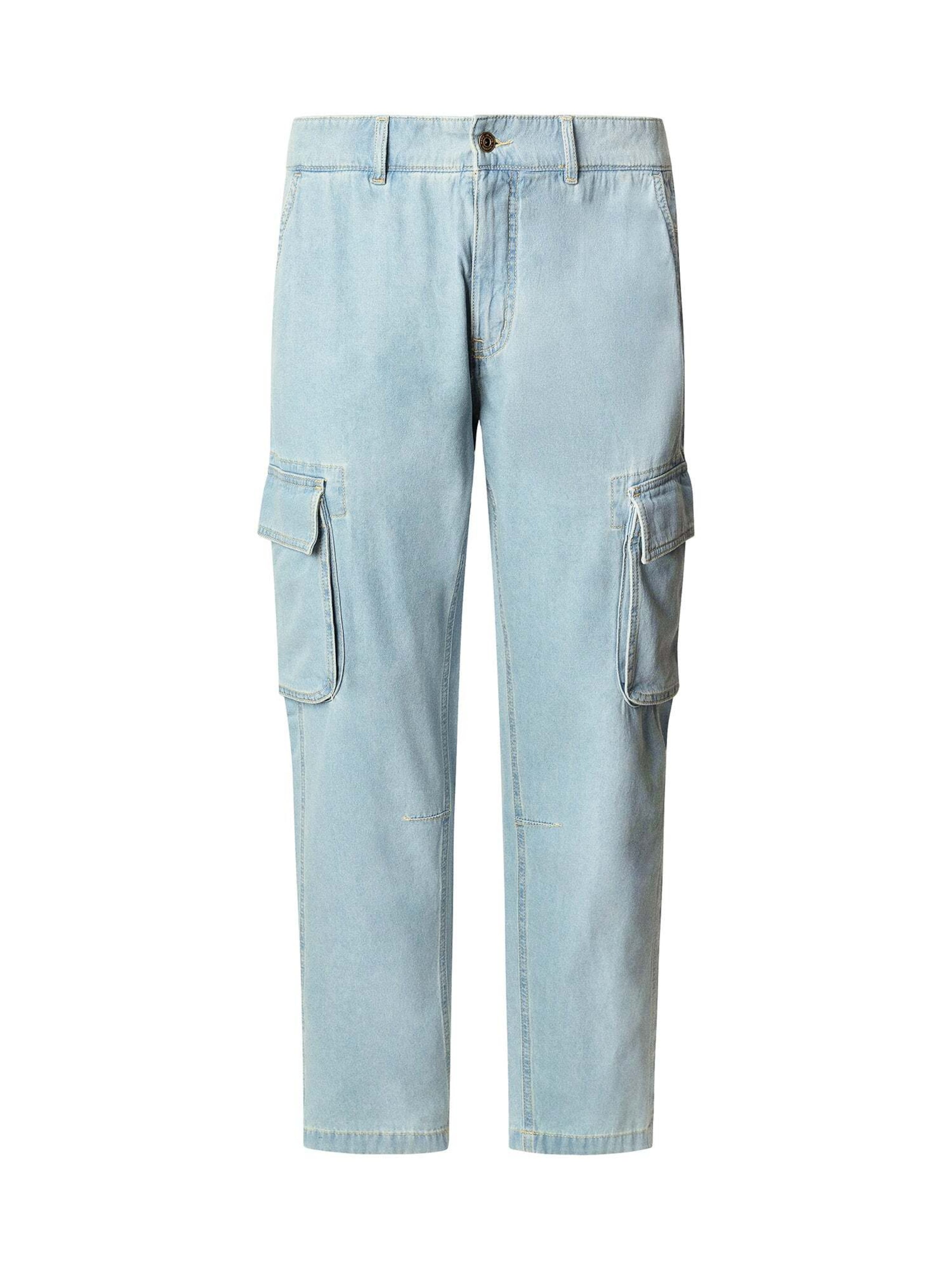 Pepe Jeans Pantalon cargo en indigo, Vue avec produit