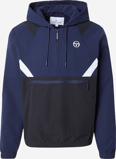 Sergio Tacchini Sportjacke 'Apice' in S in navy / schwarz / weiß, Produktansicht