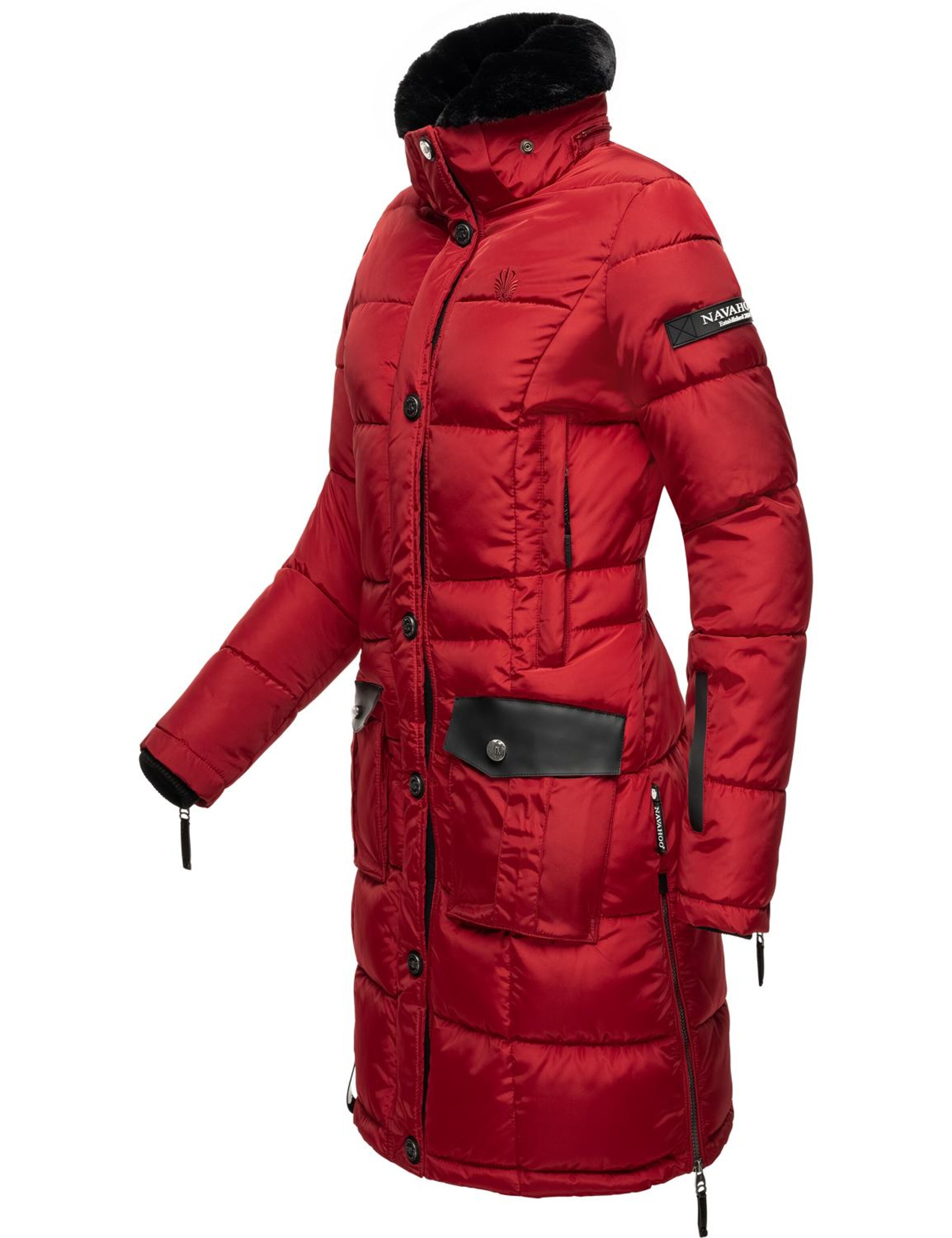 NAVAHOO Winter coat 'Sinja' in Red