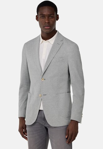 Boggi Milano Slim fit Blazer in Grey: front