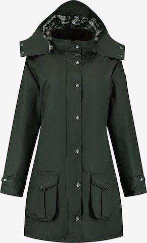 Veste d’hiver 'Kate Wax' MGO en vert : devant