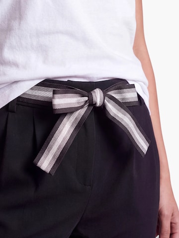ONLY Tapered Bandplooibroek 'ONLPOPTRASH-RITA' in Zwart