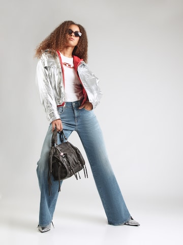 DIESEL Wide Leg Jeans '1978 D-AKEMI' in Blau