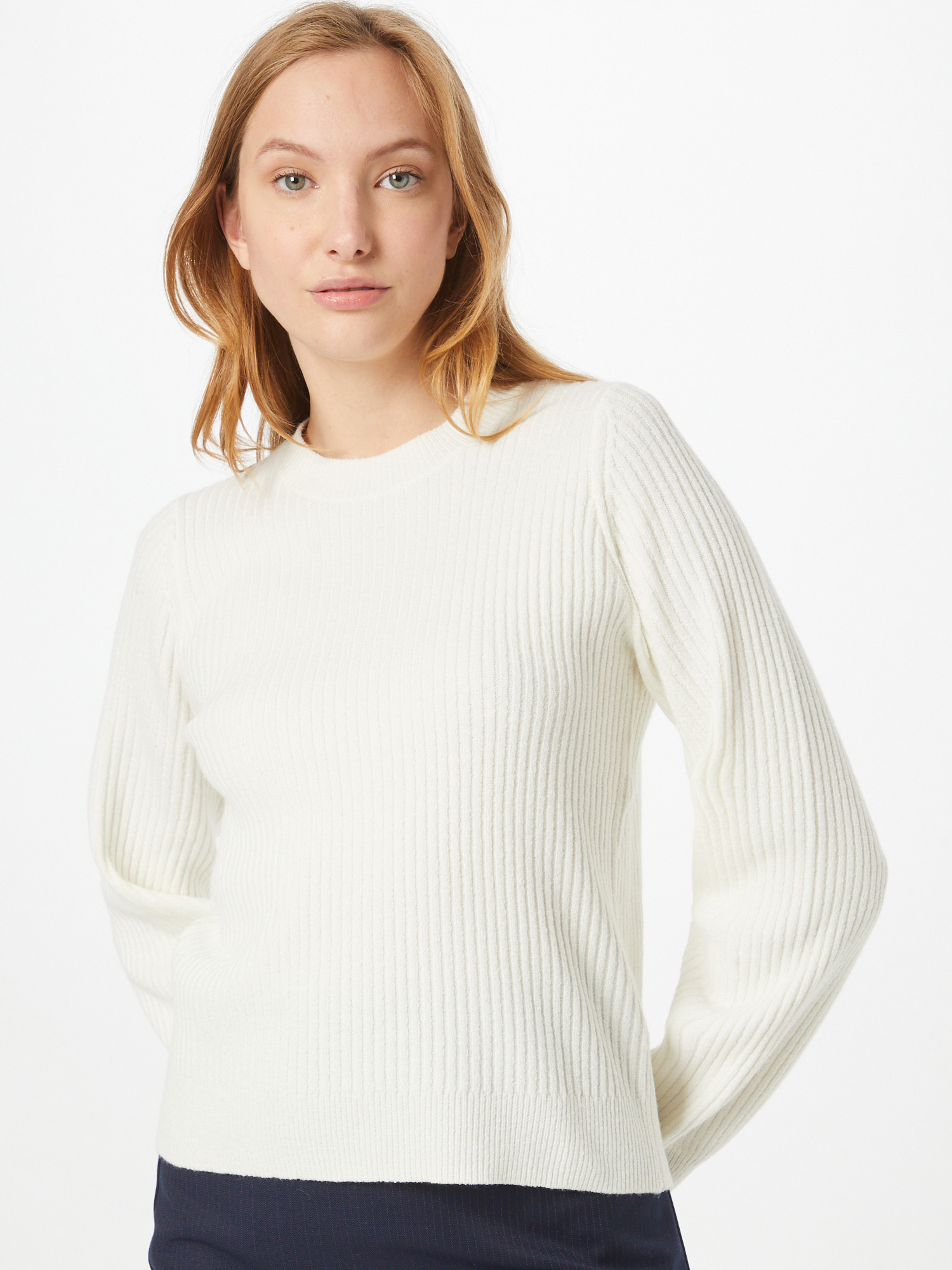 Odzież Swetry & dzianina EDC BY ESPRIT Sweter w kolorze Białym 