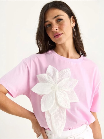Maglietta 'T-Shirts' di Bianco Lucci in rosa