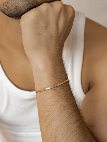 Hey Happiness Armband 'Serpent Flat' in Gold