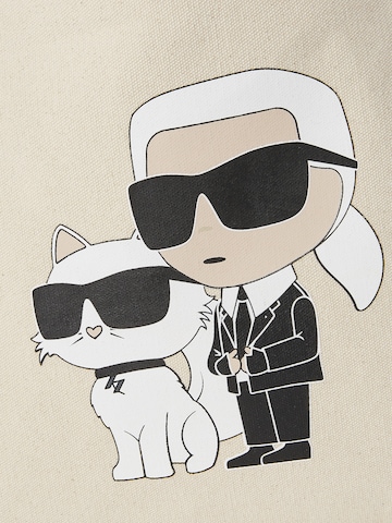 Shopper 'Ikonik 2.0' di Karl Lagerfeld in bianco