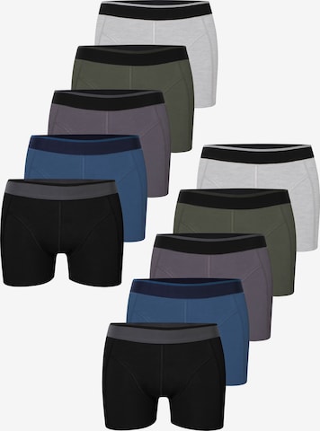 Boxers 'Herren Boxershorts Anton' LOREZA en mélange de couleurs : devant