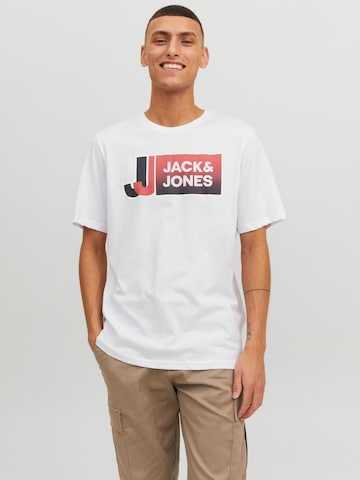 JACK & JONES Koszulka 'LOGAN' w kolorze niebieski: przód