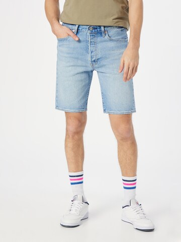 LEVI'S ® Slimfit Τζιν '501 Original Shorts' σε μπλε: μπροστά