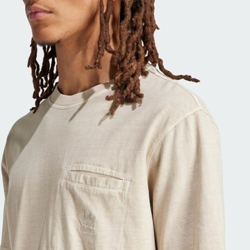 ADIDAS ORIGINALS T-Shirt 'Trefoil Essentials' in Beige