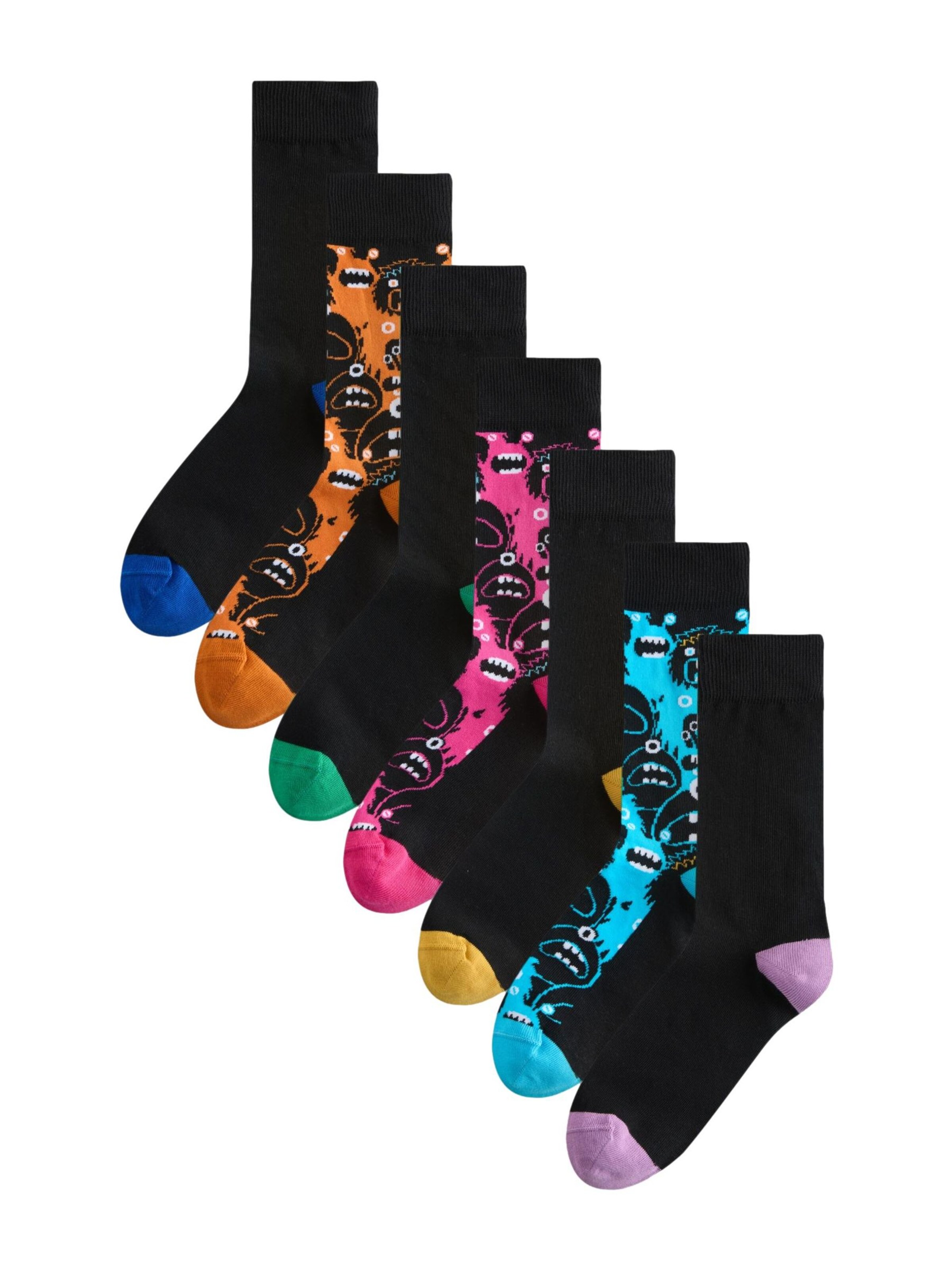 Chaussettes Next en noir : devant