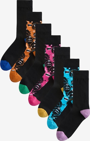 Chaussettes Next en noir : devant