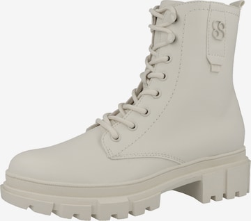 s.Oliver Veterlaarsjes in Beige: voorkant