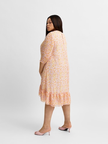 Selected Femme Curve Jurk 'Any-Gracy' in Wit