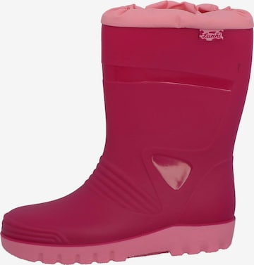 LURCHI Rubber boot 'Paxo' in Pink: front