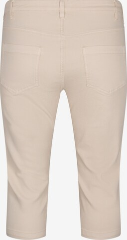 Zizzi Skinny Jeans 'Emily' i beige