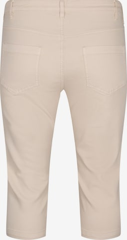 Skinny Jeans 'Emily' di Zizzi in beige