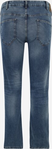 Only & Sons Big & Tall Regular Jeans 'WEFT' in Blauw