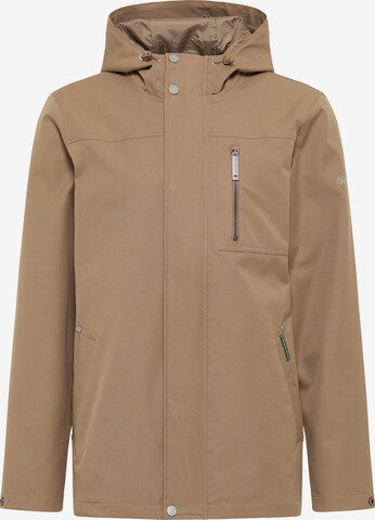 Veste fonctionnelle Schmuddelwedda en beige : devant