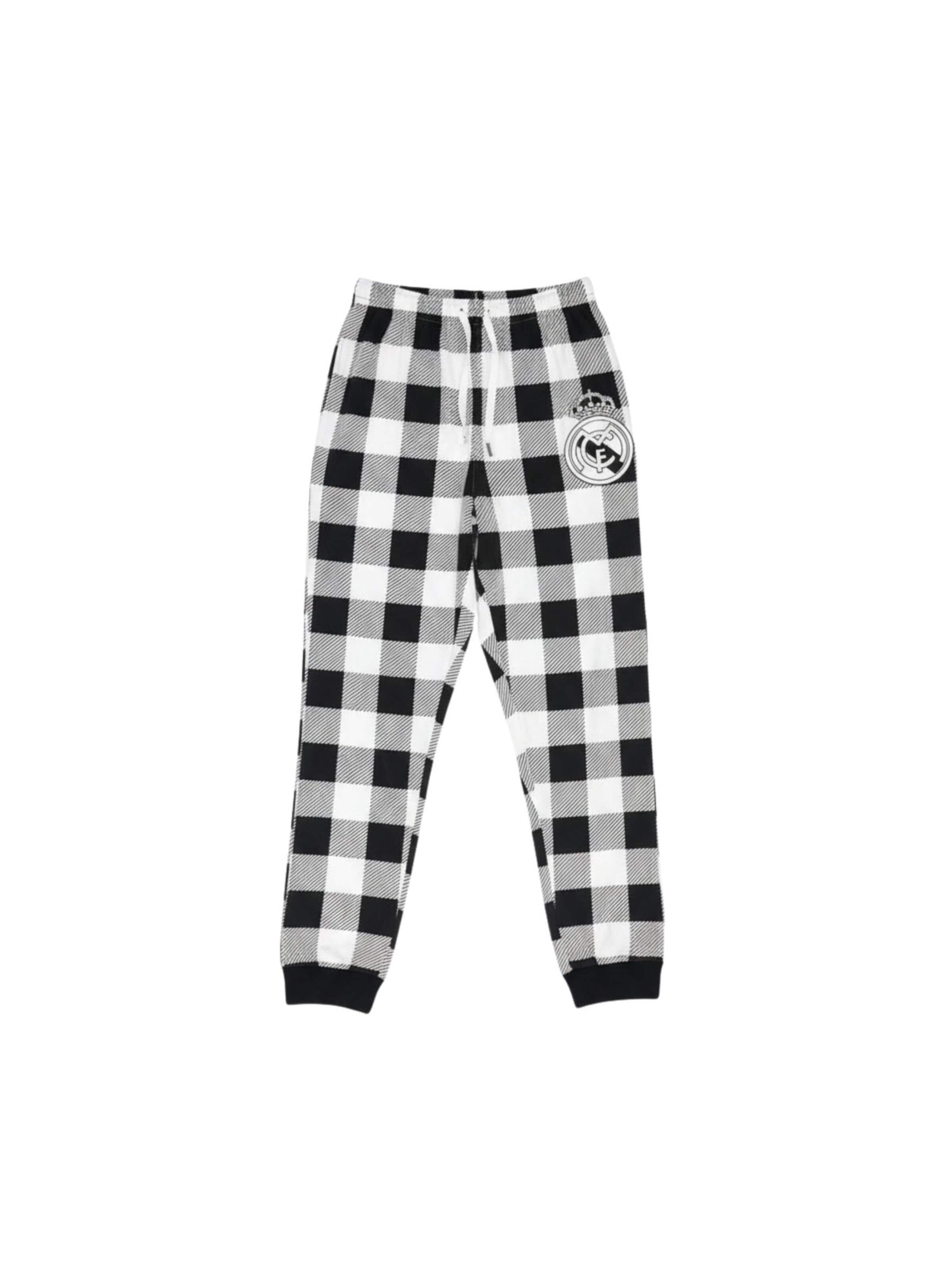 Pyjama 'Real Madrid Premium Langarm-Pyjama – Weiches Single-Jersey' Cerdá en blanc