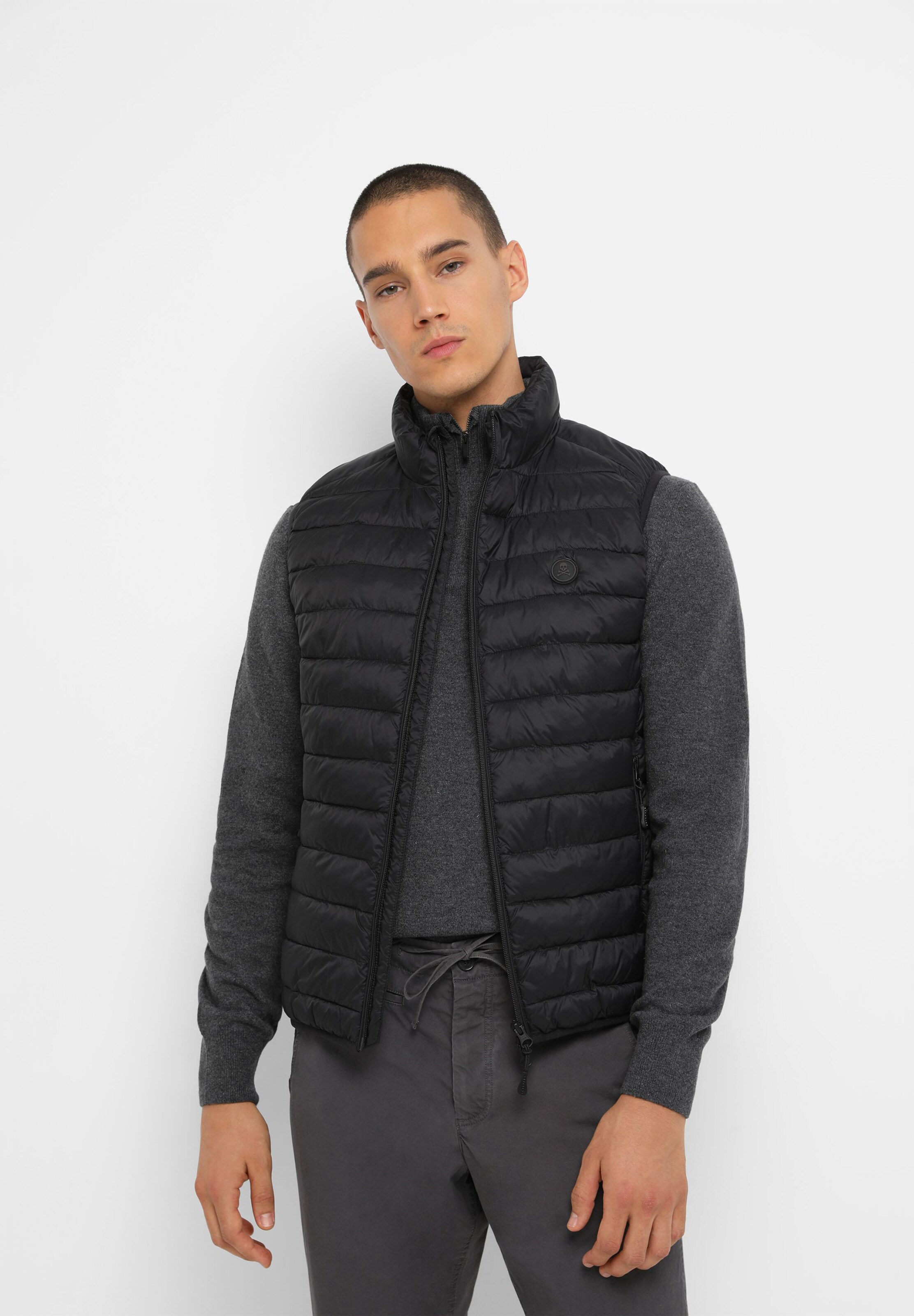 HODt0 Giacche Scalpers Gilet in Nero 