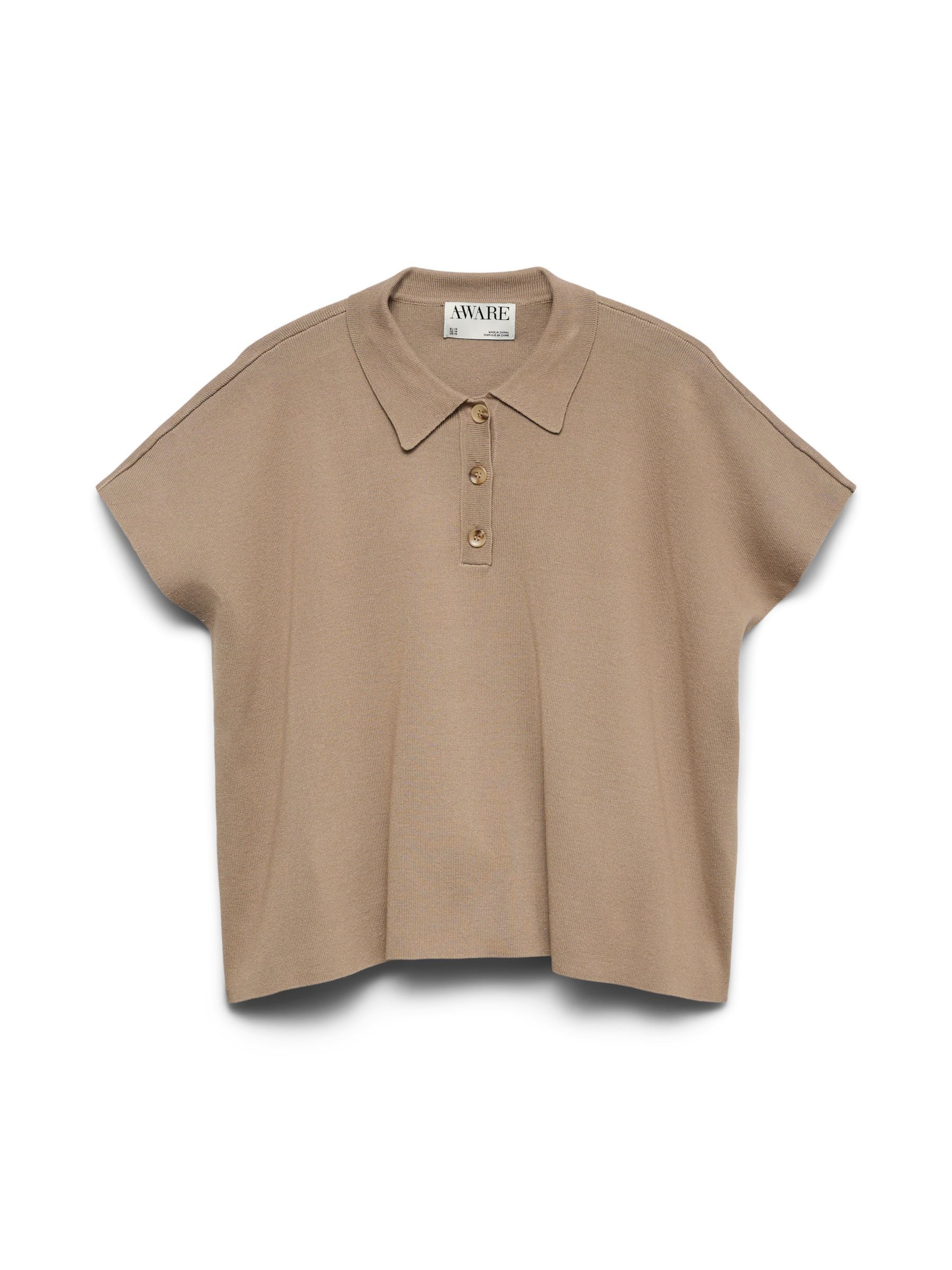 Pullover 'AWAlice' di VERO MODA in beige: frontale