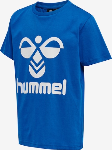 Hummel Tričko 'Tres' - Modrá