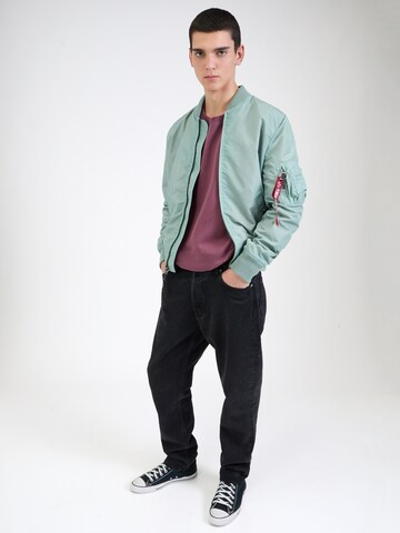 Sweat-shirt ALPHA INDUSTRIES en rouge