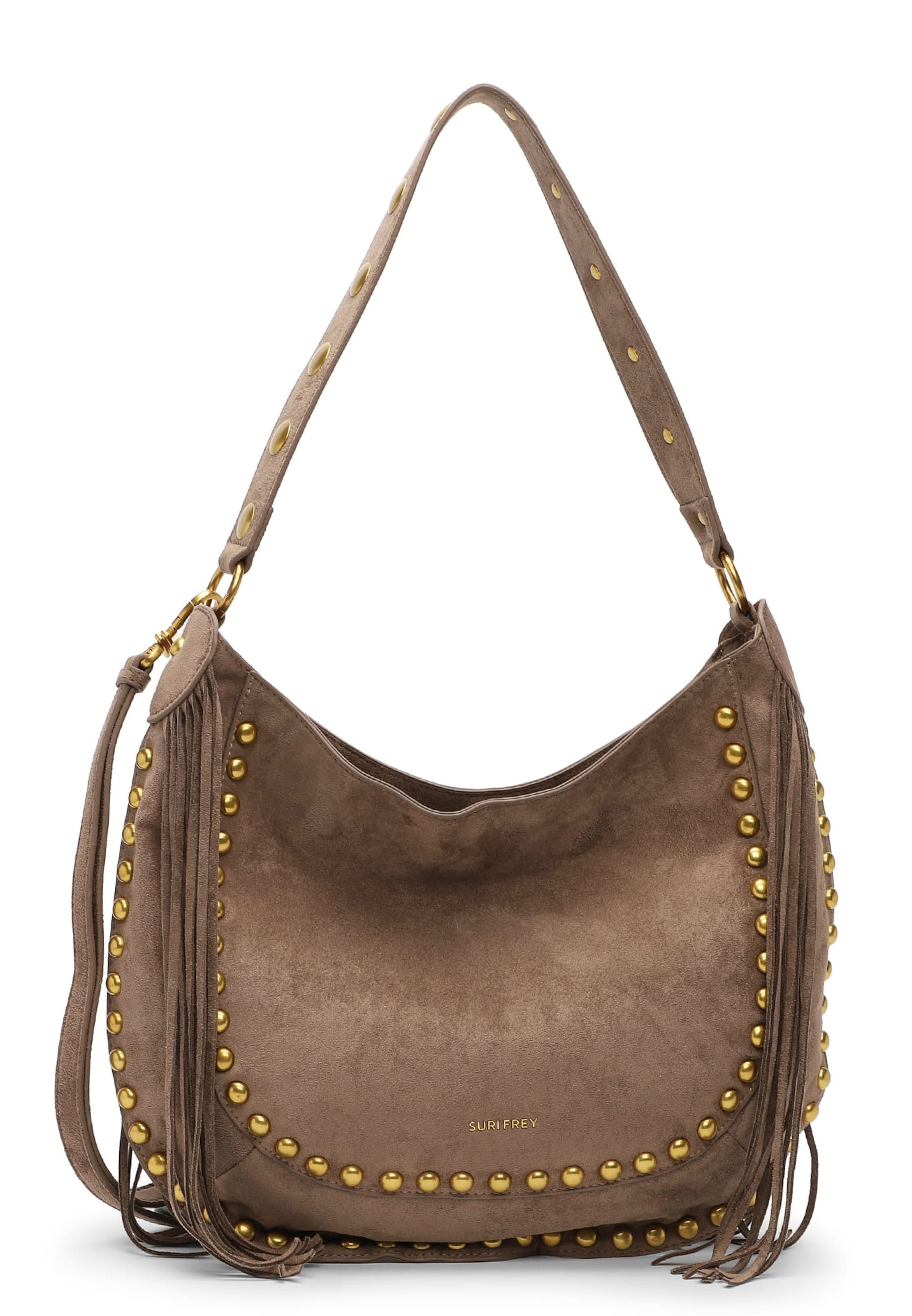 Borsa a sacco 'Elly' di Suri Frey in beige: frontale