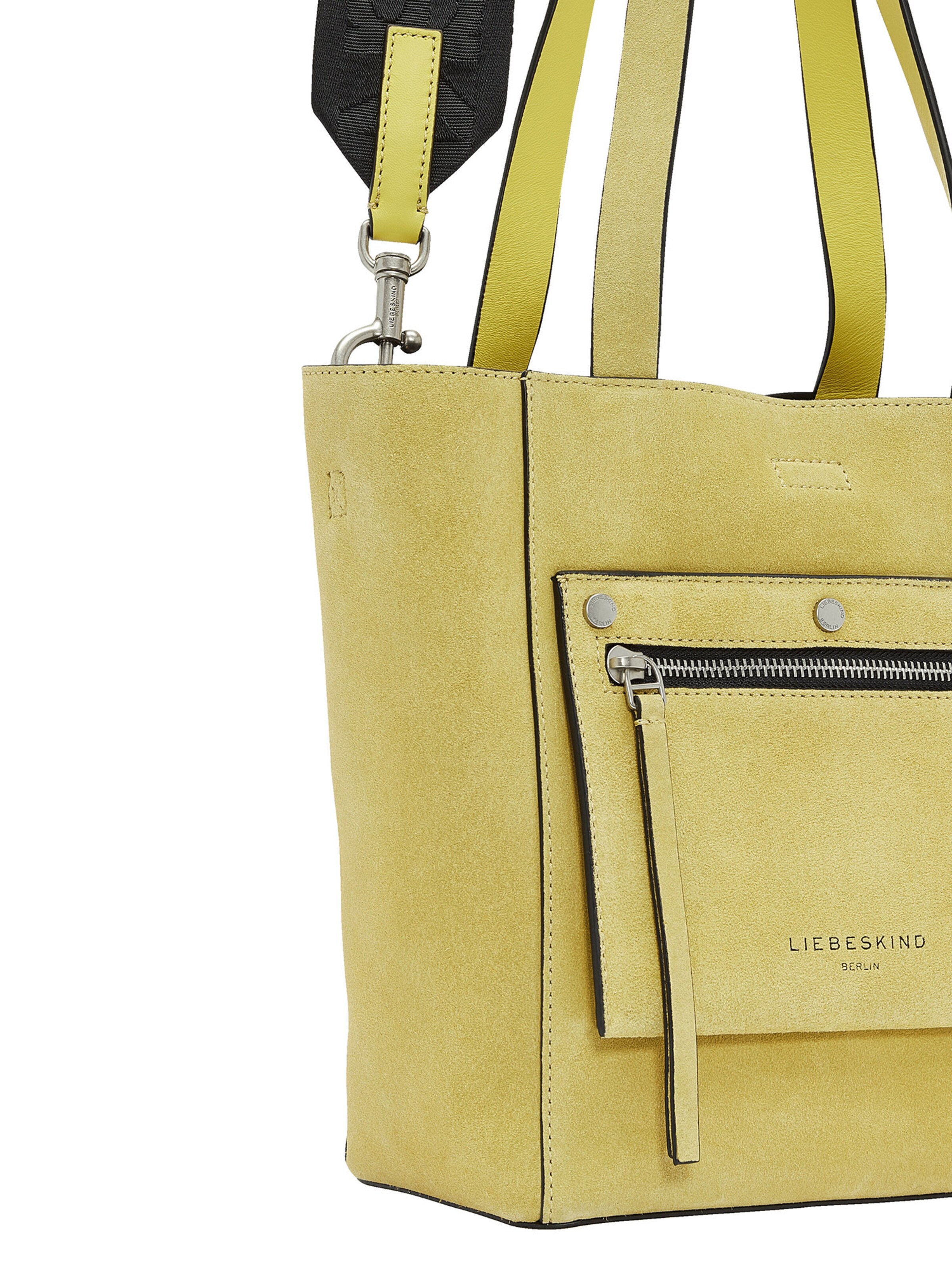 Frauen Taschen & Rucksäcke Liebeskind Berlin Shopper 'Steph' in Hellgelb - TS76615 Frauen Taschen & Rucksäcke Liebeskind Berlin Shopper 'Steph' in Hellgelb - TS76615