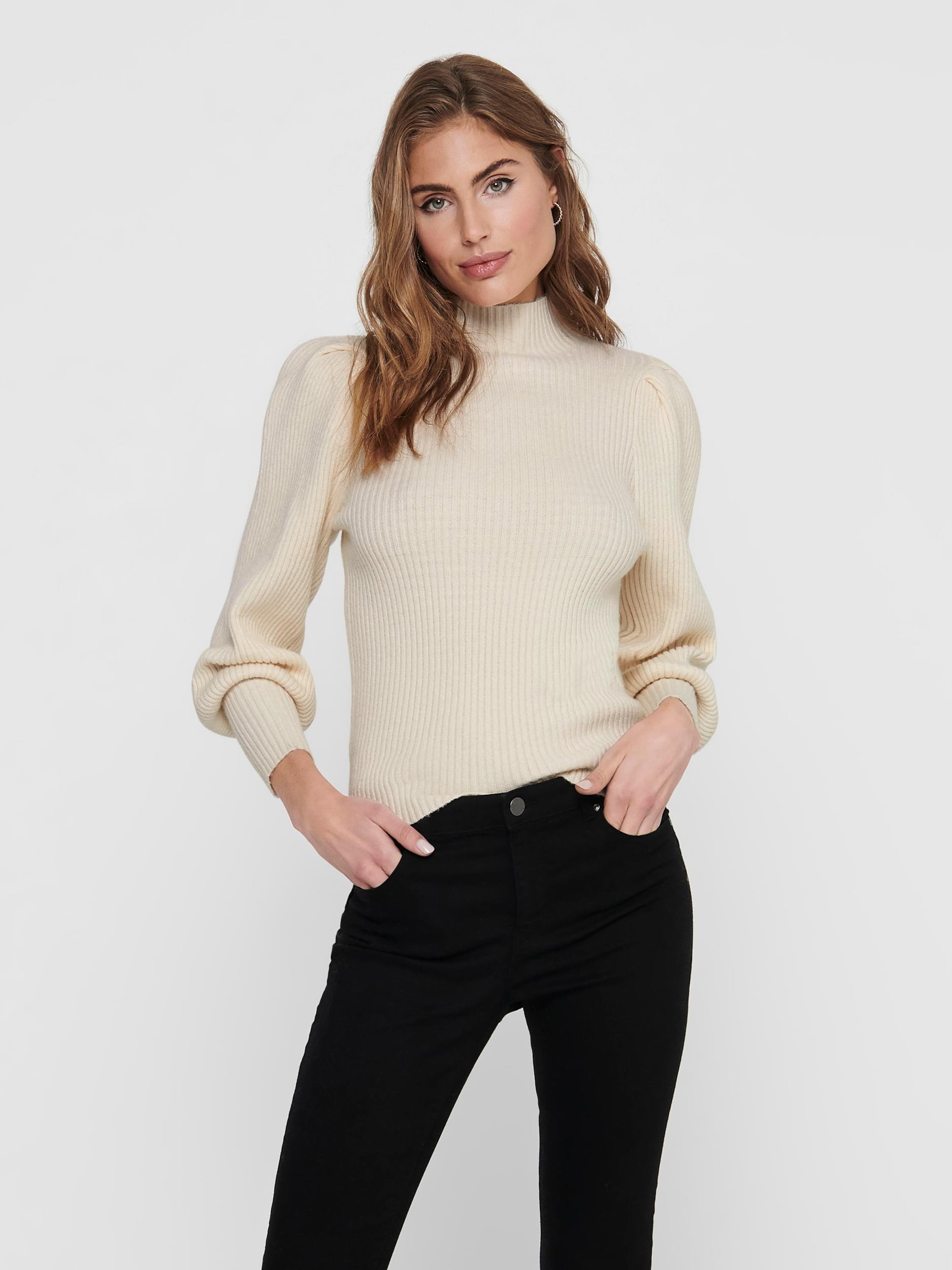 ONLY Trui KATIA in Beige ABOUT YOU