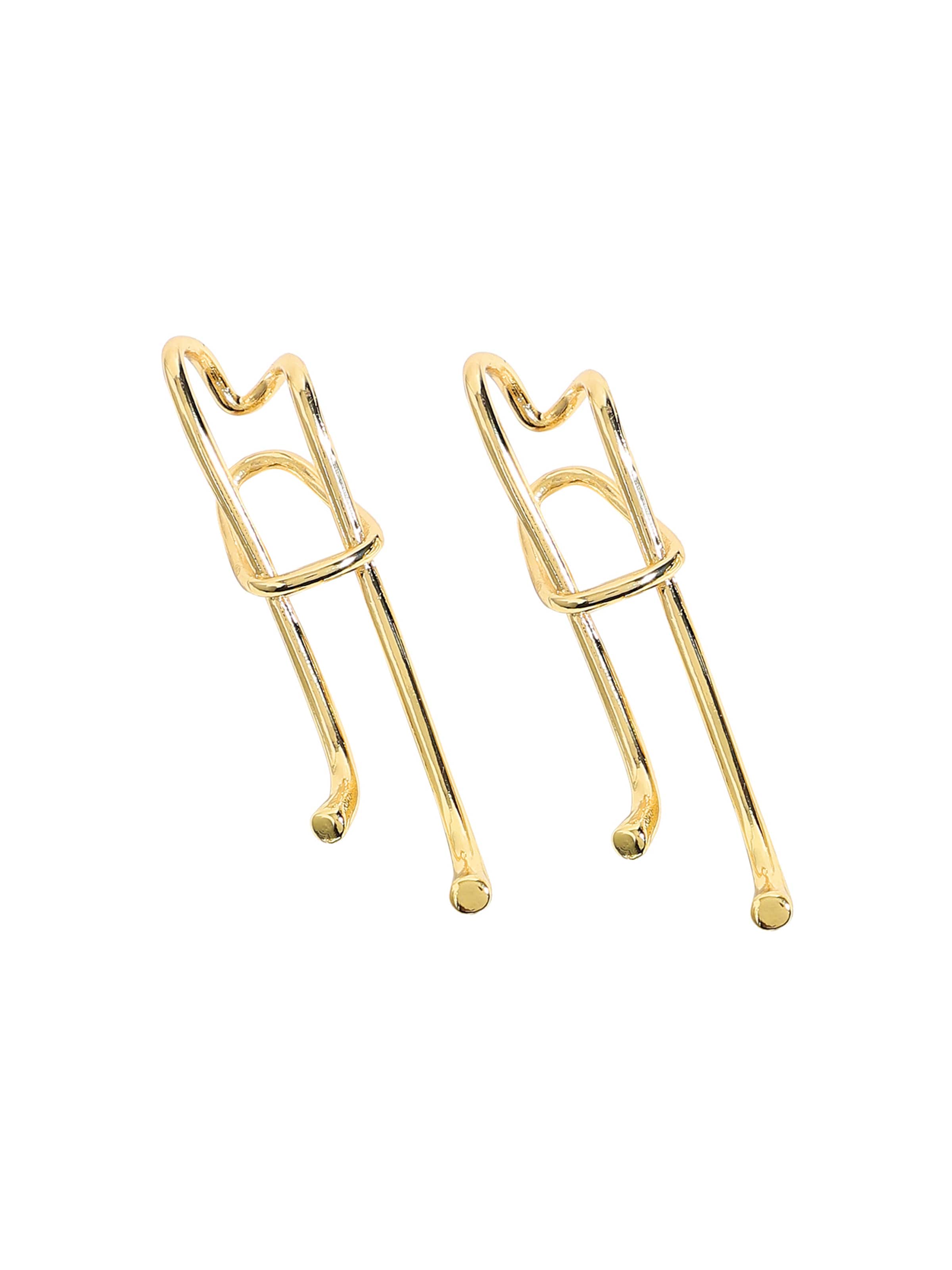 SOHI - Pendientes 'Izzy' en oro: frente