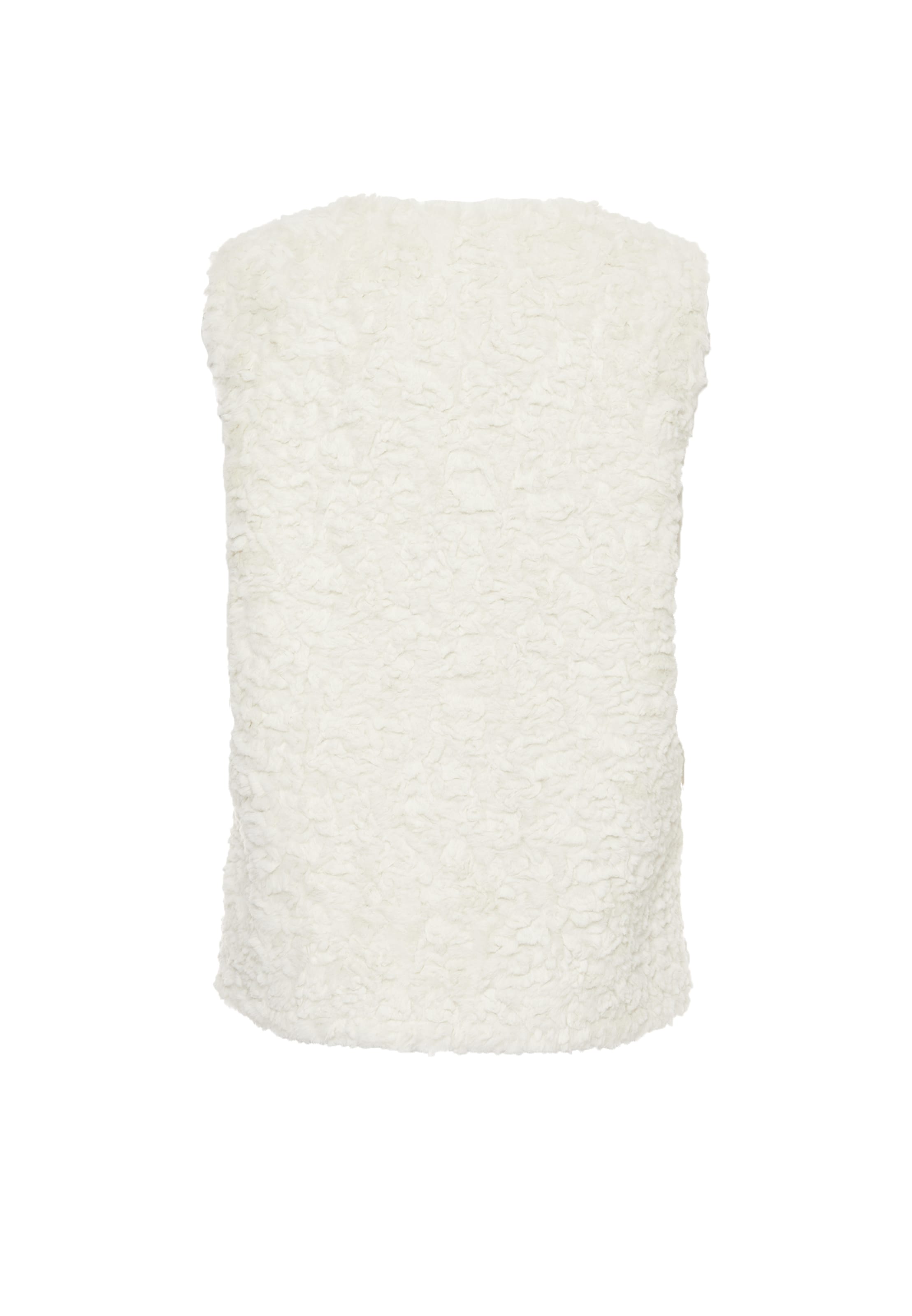 aleva Knitted Vest in White