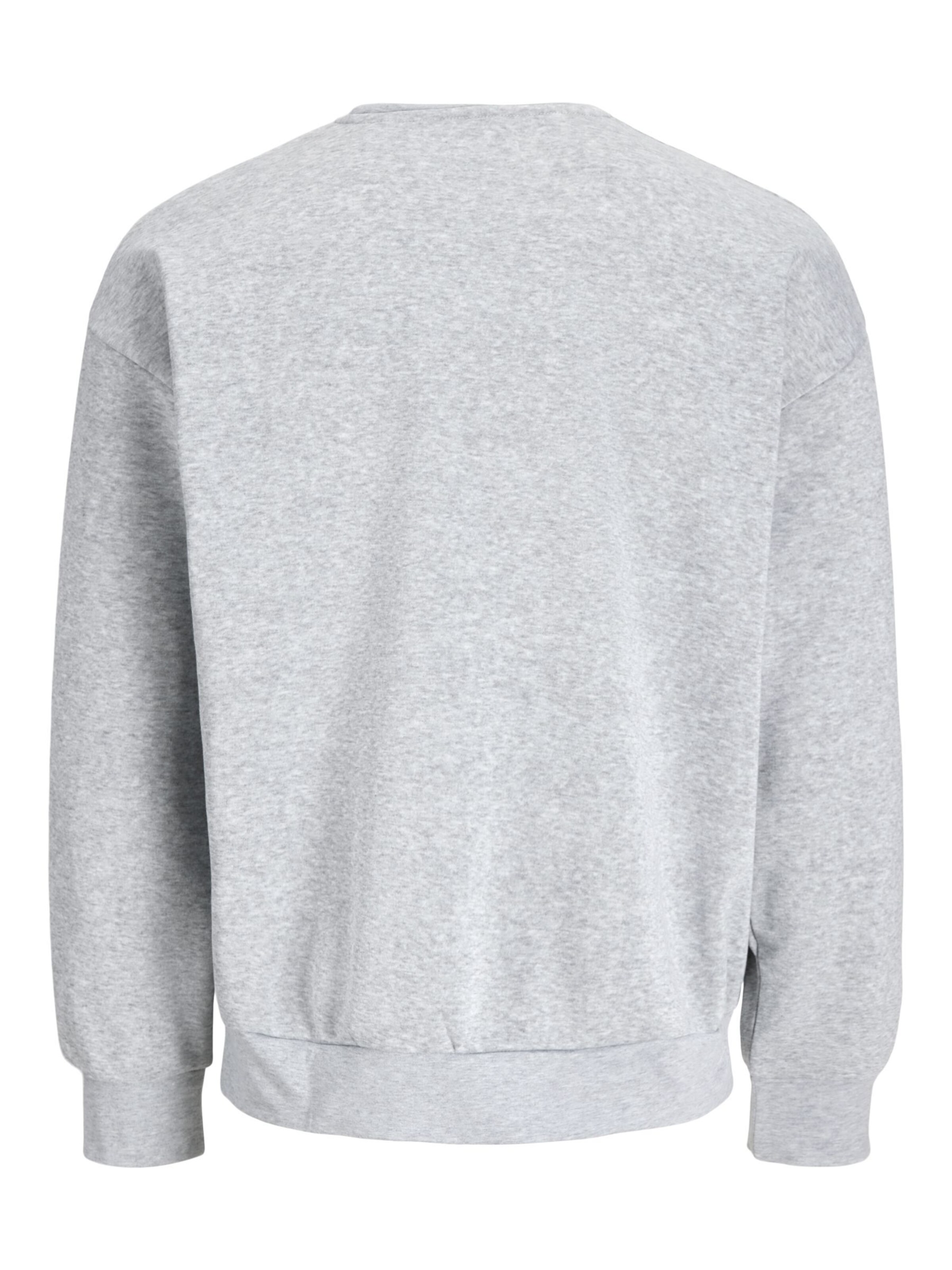 JACK & JONES Sweatshirt 'JACOLLIE' in Grijs