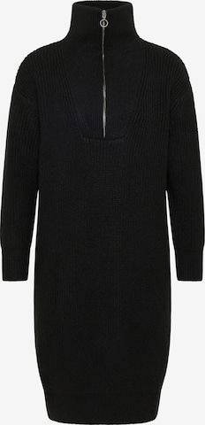 DreiMaster Vintage Knitted dress in Black: front