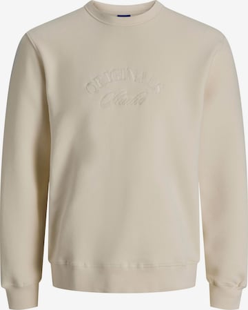 Sweat-shirt JACK & JONES en blanc : devant