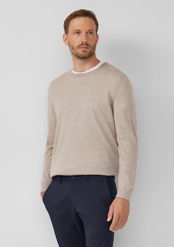 s.Oliver Trui in Beige: voorkant