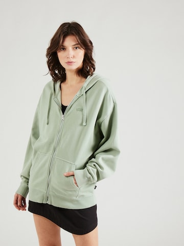 VANS Sweat jacket 'Everyday' in Green: front