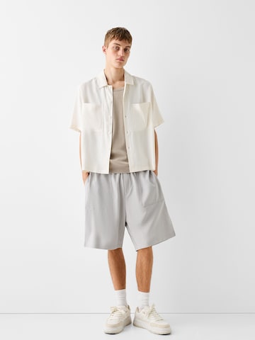 Bershka Loose fit Pants in Grey
