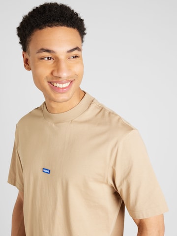 HUGO Blue - Camiseta 'Nieros' en beige