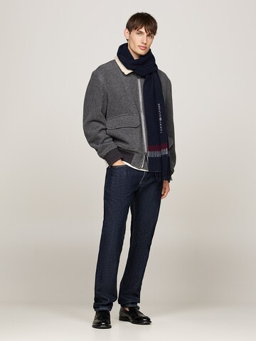 TOMMY HILFIGER Schal 'Corporate Fringe' in Blau