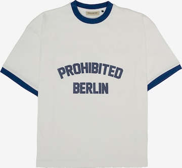 Maglietta 'Rush Contrast' di Prohibited in blu: frontale