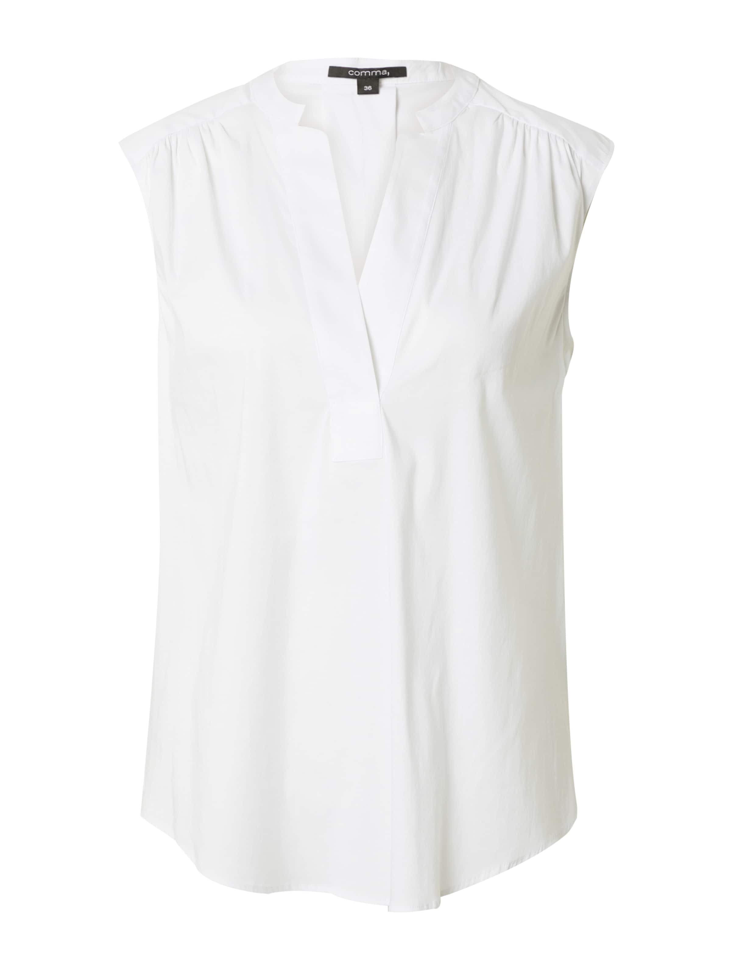 COMMA Bluse in Weiß: Vorderseite