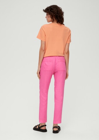 s.Oliver Tapered Broek in Roze