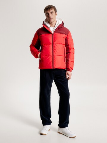 TOMMY HILFIGER Winter Jacket 'New York' in Red