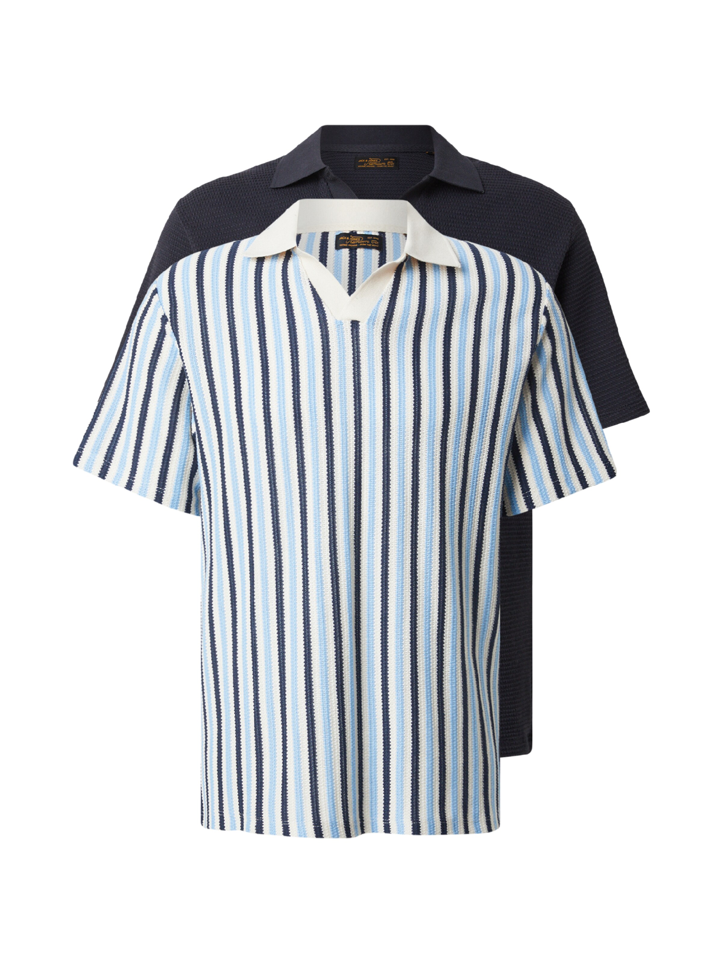 Jack & Jones Premium Poloshirt 'JPRBLUHARRY' in Blau: Vorderseite