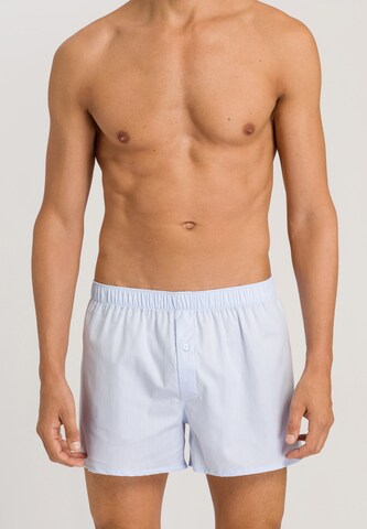 Hanro - Boxers 'Fancy Woven' em azul: frente