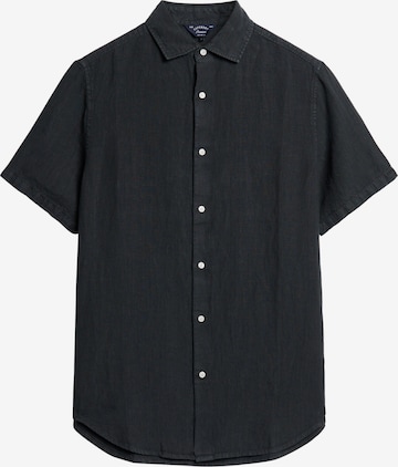 Superdry Comfort fit Button Up Shirt in Black: front